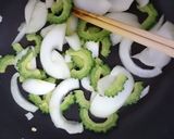 ゴーヤとシーフードのパスタ♪作り方5写真