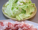 簡単美味☆豚肉とキャベツのマヨ炒め作り方1写真