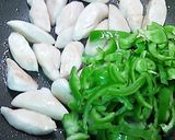 ささ身とピーマンの塩昆布味作り方2写真