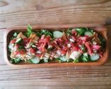 *トマトいっぱい餃子サラダ*作り方4写真