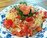 明太子とトマトの冷製パスタ作り方4写真