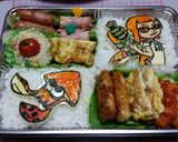 グロ ゾンビ 海苔アート キャラ弁作り方6写真