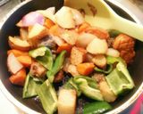 紀文の魚河岸あげで野菜たっぷり酢豚風作り方3写真