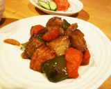 紀文の魚河岸あげで野菜たっぷり酢豚風作り方4写真