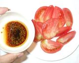 トマト茗荷の和風サラダ手作りドレッシング作り方5写真
