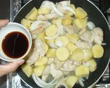簡単！肉じゃがのゴマまぶし♪鶏肉じゃが芋作り方7写真