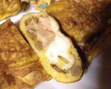 超簡単！納豆&明太ポテサラの卵焼き作り方4写真