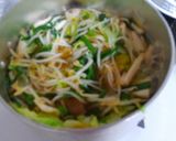 簡単！もやしレタス エリンギの中華スープ作り方4写真