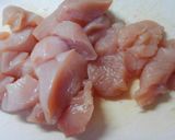 簡単和食に♪鶏むね肉と玉蒟蒻と椎茸の煮物作り方2写真