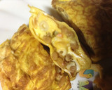 残り活用！納豆&マカロニサラダの卵焼き作り方3写真
