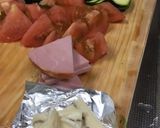 ズッキーニとトマトの炒めもの作り方1写真