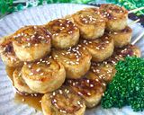 ♡甘辛だれde油揚げロールの串焼き♡作り方11写真