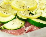 豚肩ロースとズッキーニのレモン蒸し☆*+作り方4写真