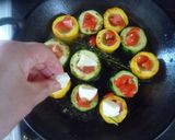 ズッキーニ＆カプレーゼのチーザアヒージョ作り方7写真
