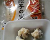 餃子の皮であんもち雑煮風♡作り方1写真
