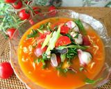 ヘルシー♪冷やし海鮮トマトラーメン作り方4写真