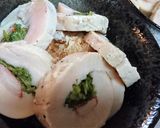 鶏ハム活用★ガッツリ飯【落し卵鶏ハム丼】作り方3写真