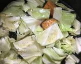 魚河岸あげとキャベツの味噌汁作り方1写真