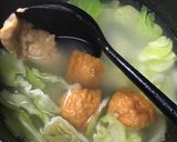 魚河岸あげとキャベツの味噌汁作り方2写真