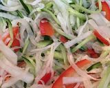 夏バテ解消！大根のキムぽんサラダ作り方4写真