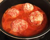 トマトの肉爆弾スープ☆☆作り方4写真