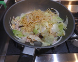 シンプル焼きそば　焼肉のタレと作り方5写真