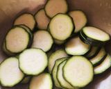ズッキーニの明太マヨ焼き作り方1写真