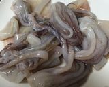 絶品！ゲソ焼き　梅しそ風作り方2写真