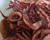 絶品！ゲソ焼き　梅しそ風作り方3写真
