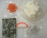 ぜんまいざむらいおにぎり（キャラ弁）作り方2写真