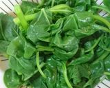 ☆ つるな の 、すり えごま酢物合え作り方3写真