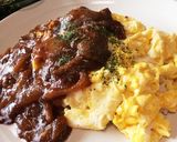 ハヤシライスをリメイク！☆オムハヤシ☆作り方6写真