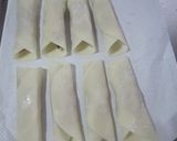 焼き豚と魚河岸あげのパリッと巻き作り方5写真