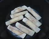 焼き豚と魚河岸あげのパリッと巻き作り方6写真