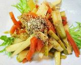 ☆ 姫竹と人参のきんぴら炒め(節約料理)作り方6写真