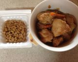 残り活用！チキン南蛮と納豆の油揚げつつみ作り方1写真