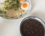 冷たい黒ごま塩つけ麺作り方4写真