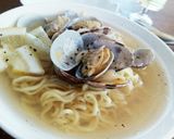 サッポロ一番であさりの塩レモンラーメン作り方8写真