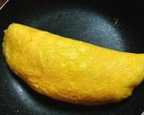 明太子クリームソースのオムライス作り方10写真