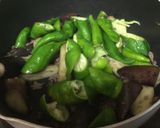 ナスと万願寺の肉みそ炒め作り方5写真