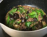 ナスと万願寺の肉みそ炒め作り方7写真