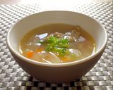 新玉ねぎと生姜のからだに優しいスープ作り方5写真