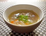 新玉ねぎと生姜のからだに優しいスープ作り方5写真