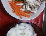 豚と野菜たっぷり甘辛丼☆作り方1写真