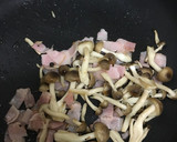 簡単！しめじとベーコンの和風パスタ作り方2写真