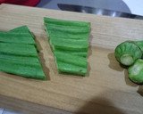お酒に合う♪ササミとオクラの梅醤油炒め作り方5写真