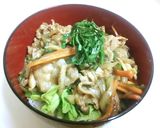 豚と野菜たっぷり甘辛丼☆作り方7写真