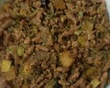 無油肉そぼろ(血管ダイエット食810)作り方4写真