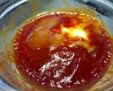 チリソースで食べるスパニッシュオムレツ作り方3写真
