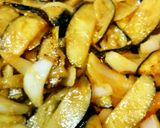 茄子と玉ねぎの味噌炒め作り方3写真